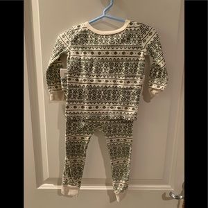 Burt’s Bees Baby faire isle 2 piece pajamas